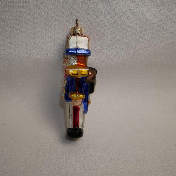 Christopher Radko "Itty Bitty Cracker" Nutcracker Soldier Glass Ornament ~5" - Picture 4 of 7